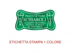 Etichette adesive per fioristi, fiorai e vivaisti (mm 39x20)  (cod.36G)
